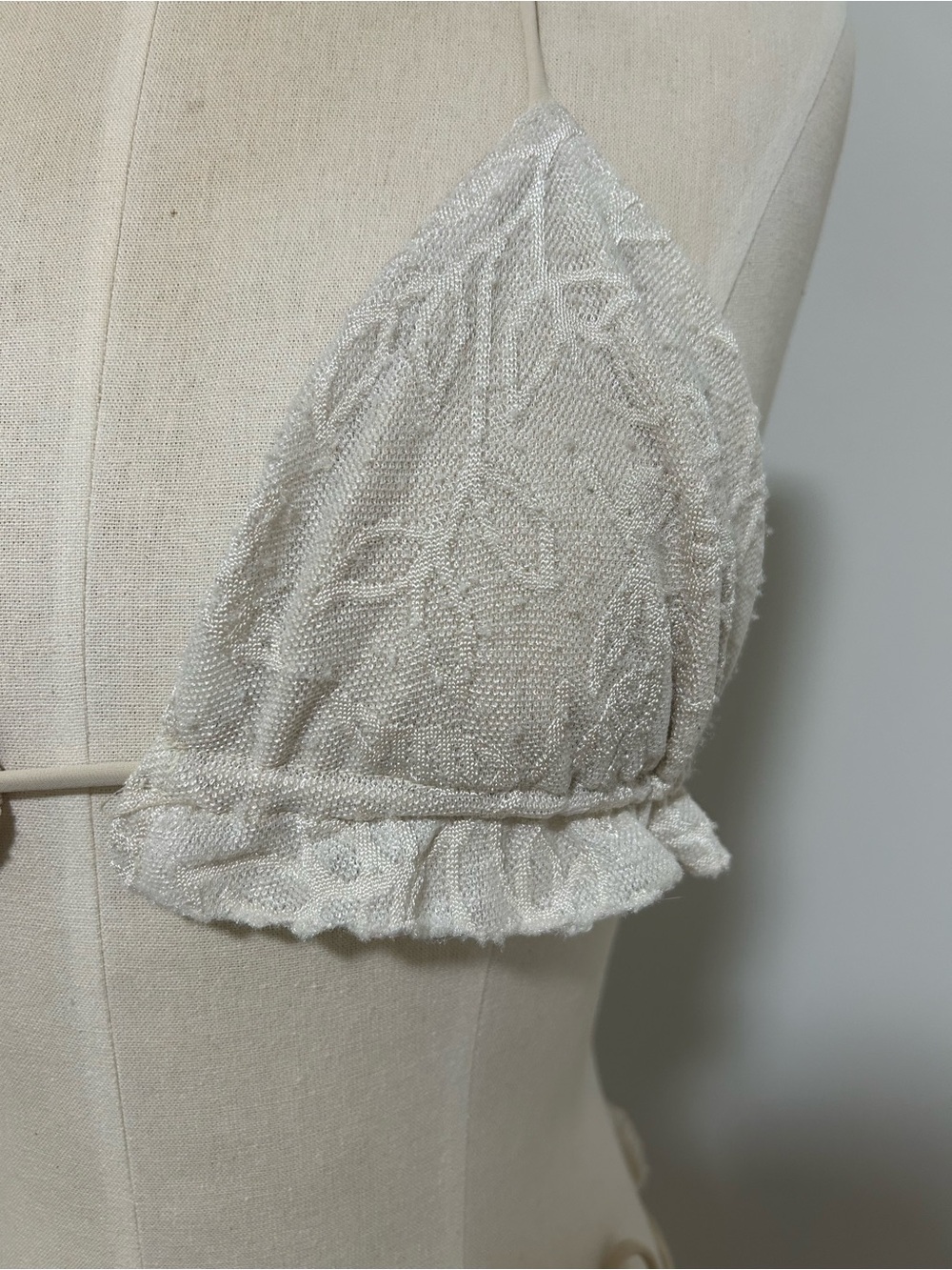 Lace Ruffle Bikini Set - Picture 2 of 7